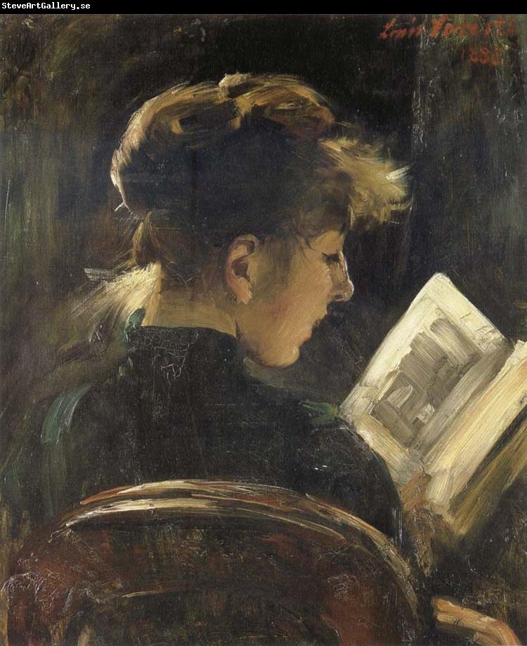 Lovis Corinth Girl Reading